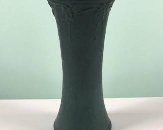 Antique Peters & Reed Pereco Ware Matte Green Art Pottery Vase