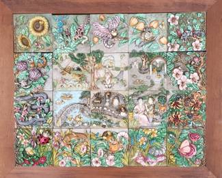 Harmony Kingdom Picturesque Framed Puzzle Board Of Tiles & Extras, 29 Pieces