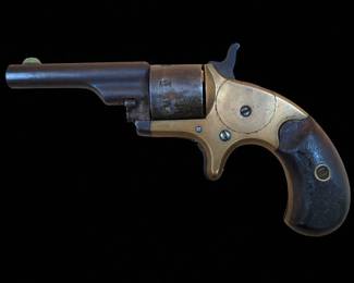 Antique 19th Century Colt Open Top Pocket Model Revolver