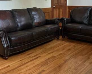 04 Nailhead Sofa Loveseat