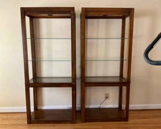 Wood Glass Shelving