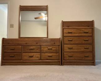 Mirrored And Matching Dresser