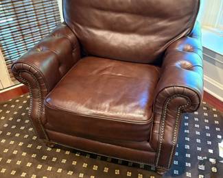 Leather chair by Palatial Furniture