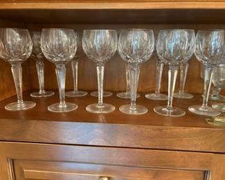 Set of 12 Waterford wine glasses