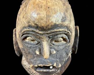 Antique Ceremonial Tribal Mask Luba Kifwebe / Luba People