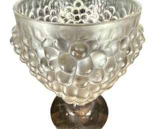 Early RARE LALIQUE 'ANTILLES' GLASS PUNCH BOWL