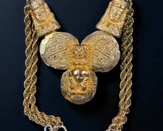 Vintage Les Bernard Designer Necklace, Signed