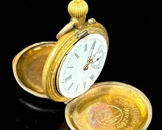 A Fabulous Antique Enamel Ladies Pocket Watch