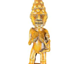 An Important And Fine Antique Ethnographic Tribal Carved Figure