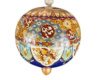 Japanese Meiji Extraordinarily Fine Wire Cloisonné Kore, Attributed to Namikawa Yasayuki