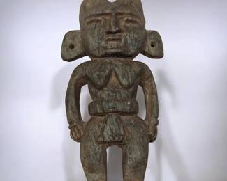 An Early Carved Stone Olmec Figure