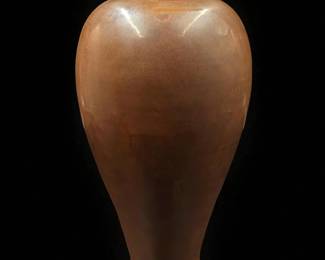 A Persimmon-Glazed Chinese Meiping Vase Qing Dynasty