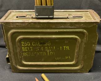 140 M1 Garand Loose Rounds in Ammo Can * HPX & Other Head Stamps 