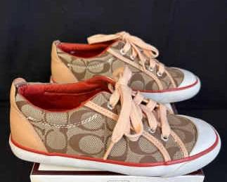 Coach Barrett Ladies Athletic Shoes Size 5M 