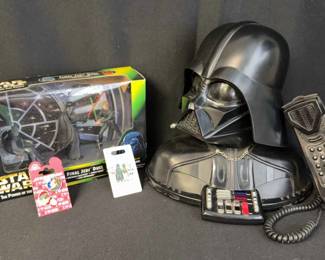 Vintage Darth Vader Telephone & Final Jedi Duel Model * NEW Trading Pins