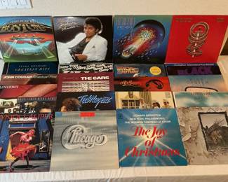 (20 +/-) vintage vinyl records