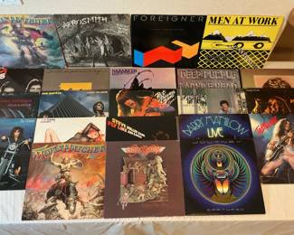 (20 +/-) vintage vinyl records