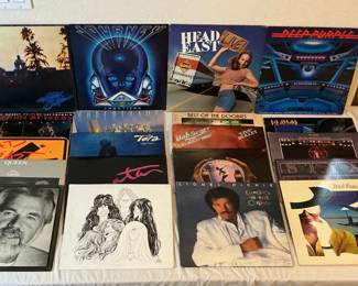 Vinyl records variety