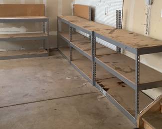 Storage shelves