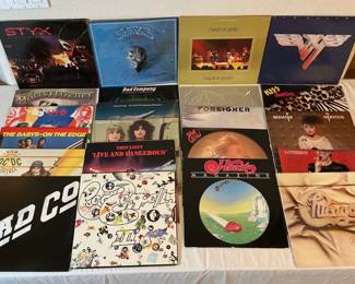 (20 +/-) vintage vinyl records