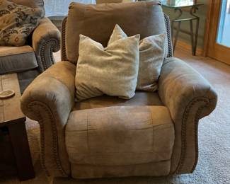 Ashley Furniture recliner/rocker, taupe,
