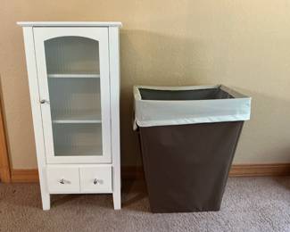 White storage cabinet