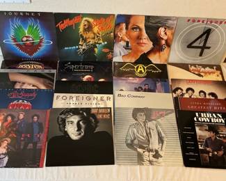 (20 +/-) vintage vinyl records