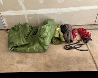 Tarps and ropes