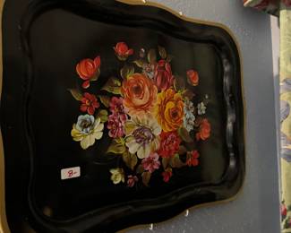 Collectible black trays