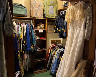 Closet in primary bathroom 