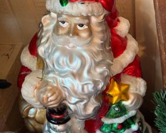 Creepy eyed santa