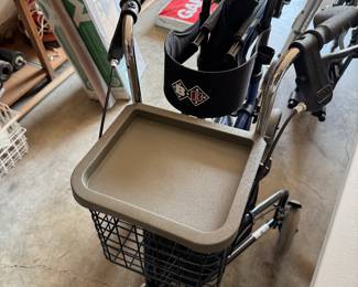 Walker with basket