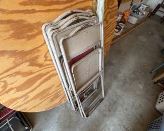 Vintage metal chairs