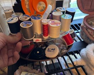 Double decker sewing organizer