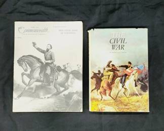 	Civil War 1961 Commonwealth Virginia Mag & Book