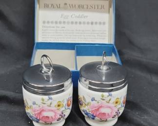 	Royal Worcester Egg Coddler Set England