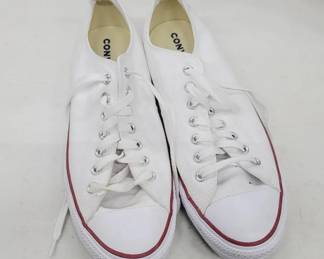 	Converse White Sneakers Shoe Size 10