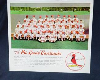 	1970 St. Louis Cardinals Team Photo 8x10