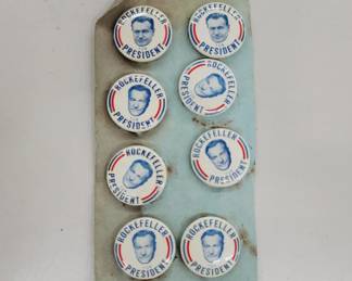 	Nelson Rockefeller for President Pins