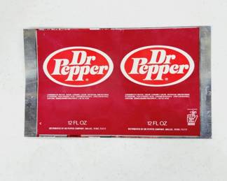 	Dr. Pepper Unrolled Vtg Soda Can