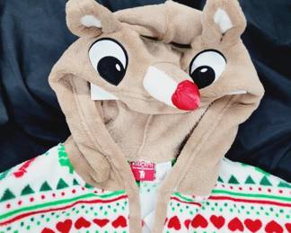 	Rudolph Hooded PJ Outfit New Unused