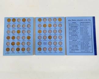 	Lincoln Wheat Penny Coins w/Book