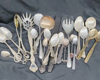 	Antique & Vintage Silverware Lot