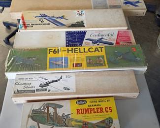 Large vintage RC model airplane collection all basically New Old Stock!! Awesome find come get them before there gone !!! 