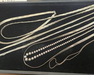 sterling silver necklaces, 