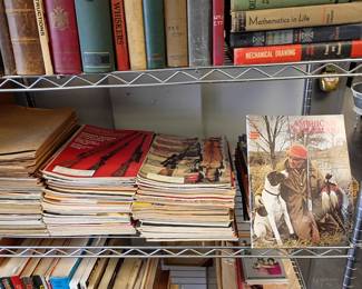 large vintage magazine collection 50-80s of airplane magazines, guns, etc etc 