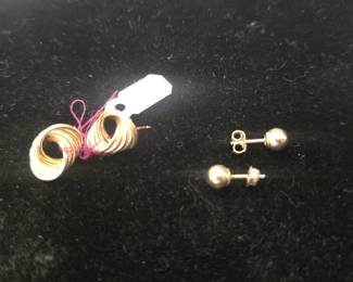 14k gold earrings 