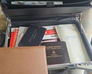 airplane manuals, logs, and more 
