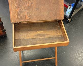 vintage portable school desk 
