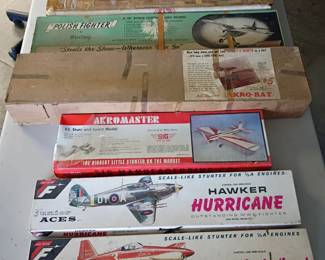 Large vintage RC model airplane collection all basically New Old Stock!! Awesome find come get them before there gone !!! 